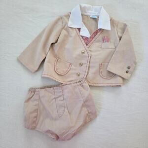 Vintage Neutral Baby Set 3 months *flaw